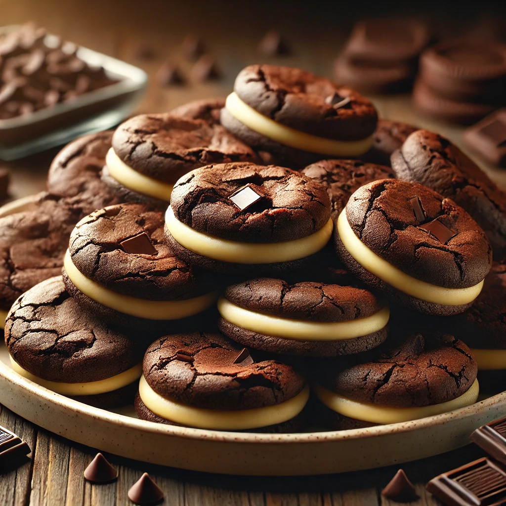Complete recipe for Cheesecake Brownie Cookies